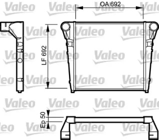 Теплообменник VALEO 817181