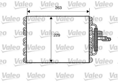 Испаритель, кондиционер VALEO 817189