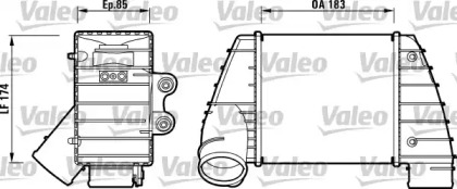 Теплообменник VALEO 817487