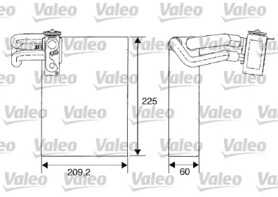 Испаритель VALEO 817682