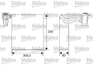 Испаритель, кондиционер VALEO 817683