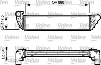 Теплообменник VALEO 817828