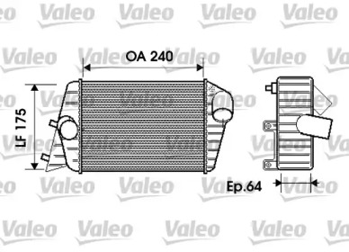 Интеркулер VALEO 817879