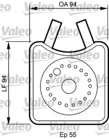 Теплообменник VALEO 817943