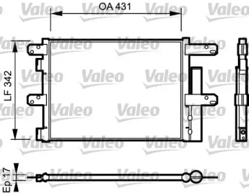 Конденсатор, кондиционер VALEO 818116