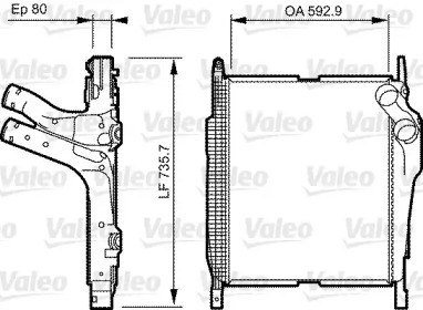 Теплообменник VALEO 818230