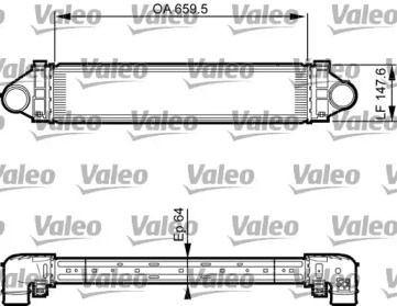 Теплообменник VALEO 818238