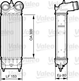 Интеркулер VALEO 818244