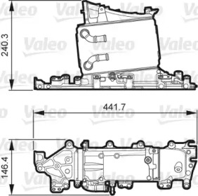 Интеркулер VALEO 818266