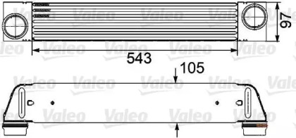 Интеркулер VALEO 818273