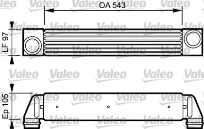 Теплообменник VALEO 818796