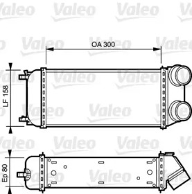 Теплообменник VALEO 818822