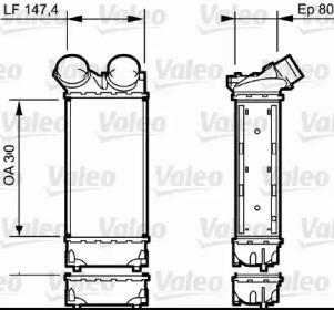 Теплообменник VALEO 818841