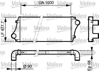 Теплообменник VALEO 818877