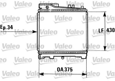 Теплообменник VALEO 819181