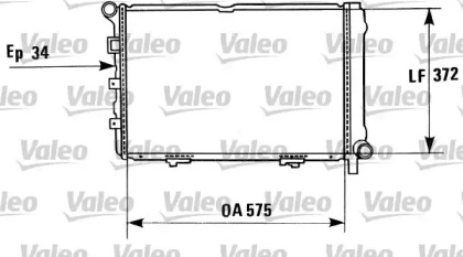 Теплообменник VALEO 819198