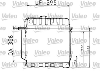 Теплообменник VALEO 819204