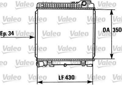 Теплообменник VALEO 819209