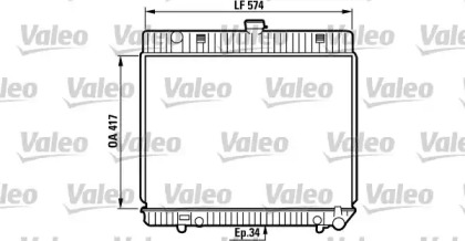 Теплообменник VALEO 819216