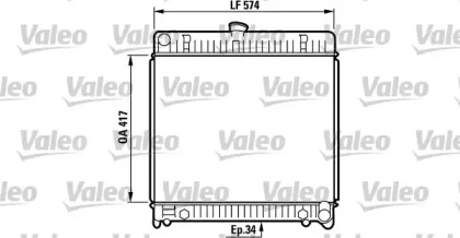 Теплообменник VALEO 819217