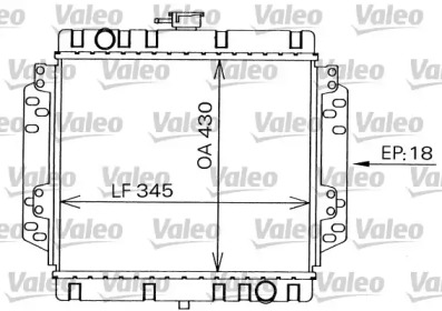 Теплообменник VALEO 819240