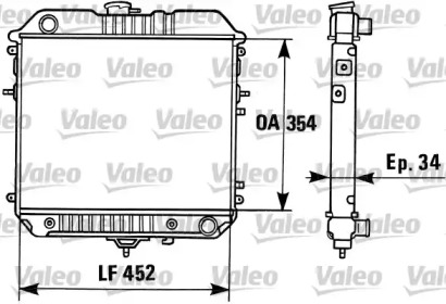 Теплообменник VALEO 819306