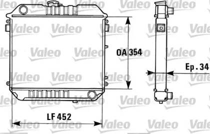 Теплообменник VALEO 819313