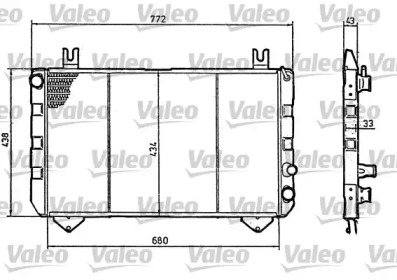 Теплообменник VALEO 819320