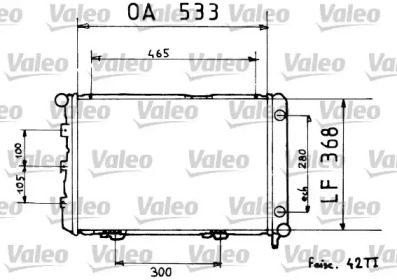 Теплообменник VALEO 819376