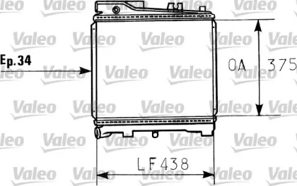 Теплообменник VALEO 819395