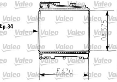 Теплообменник VALEO 819396