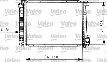 Теплообменник VALEO 819398