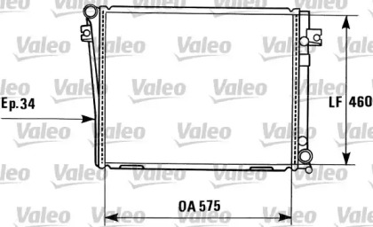 Теплообменник VALEO 819405