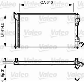 Теплообменник VALEO 819428