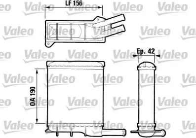 Теплообменник VALEO 883404