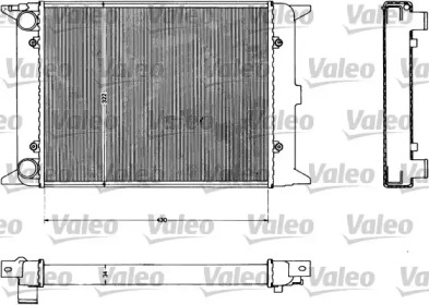 Радиатор, охлаждение двигателя VALEO 883419