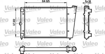 Теплообменник VALEO 883725