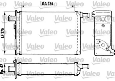 Теплообменник VALEO 883739