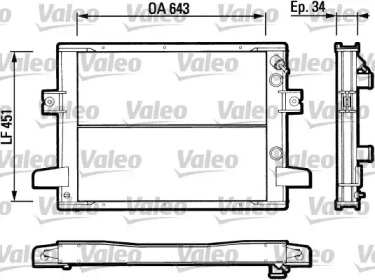 Теплообменник VALEO 883787