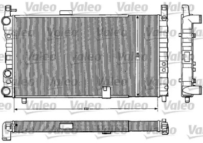 Радиатор, охлаждение двигателя VALEO 883822