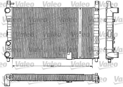 Радиатор, охлаждение двигателя VALEO 883823