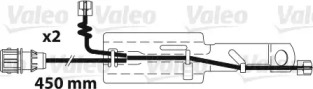 Указатель износа, накладка тормозной колодки VALEO 882324