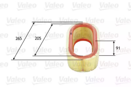 Воздушный фильтр VALEO 585647