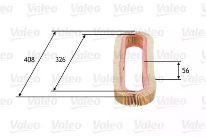 Воздушный фильтр VALEO 585667