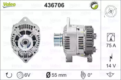 Генератор VALEO 436706