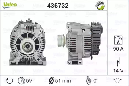 Генератор VALEO 436732