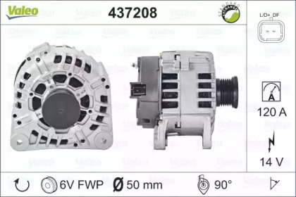 Генератор VALEO 437208