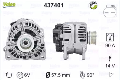 Генератор VALEO 437401