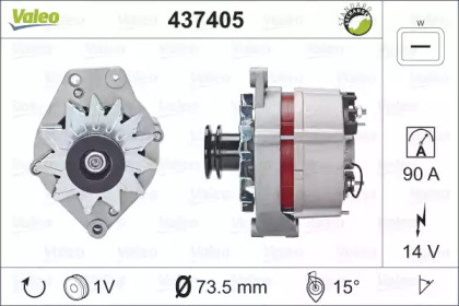 Генератор VALEO 437405