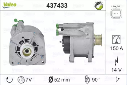 Генератор VALEO 437433